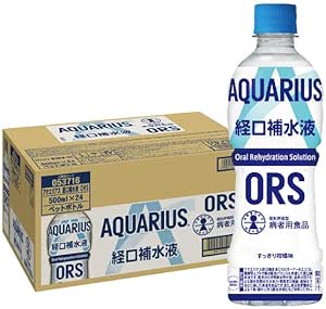 アクエリアス 経口補水液 ORS 500ml PET ×24本 1ケース コカ・コーラ PSJBOX Coca Cola ペットボトル